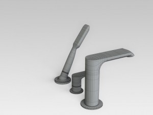 bath tap 3D 모델