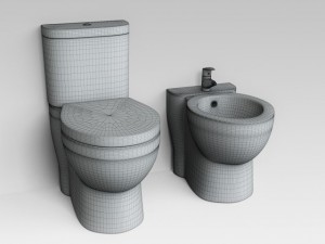 toilet  bidet 3D मॉडल