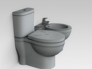 toilet  bidet 3D मॉडल