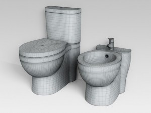 toilet  bidet 3D मॉडल