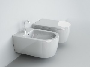 wallmounted wc  bidet Modello 3D