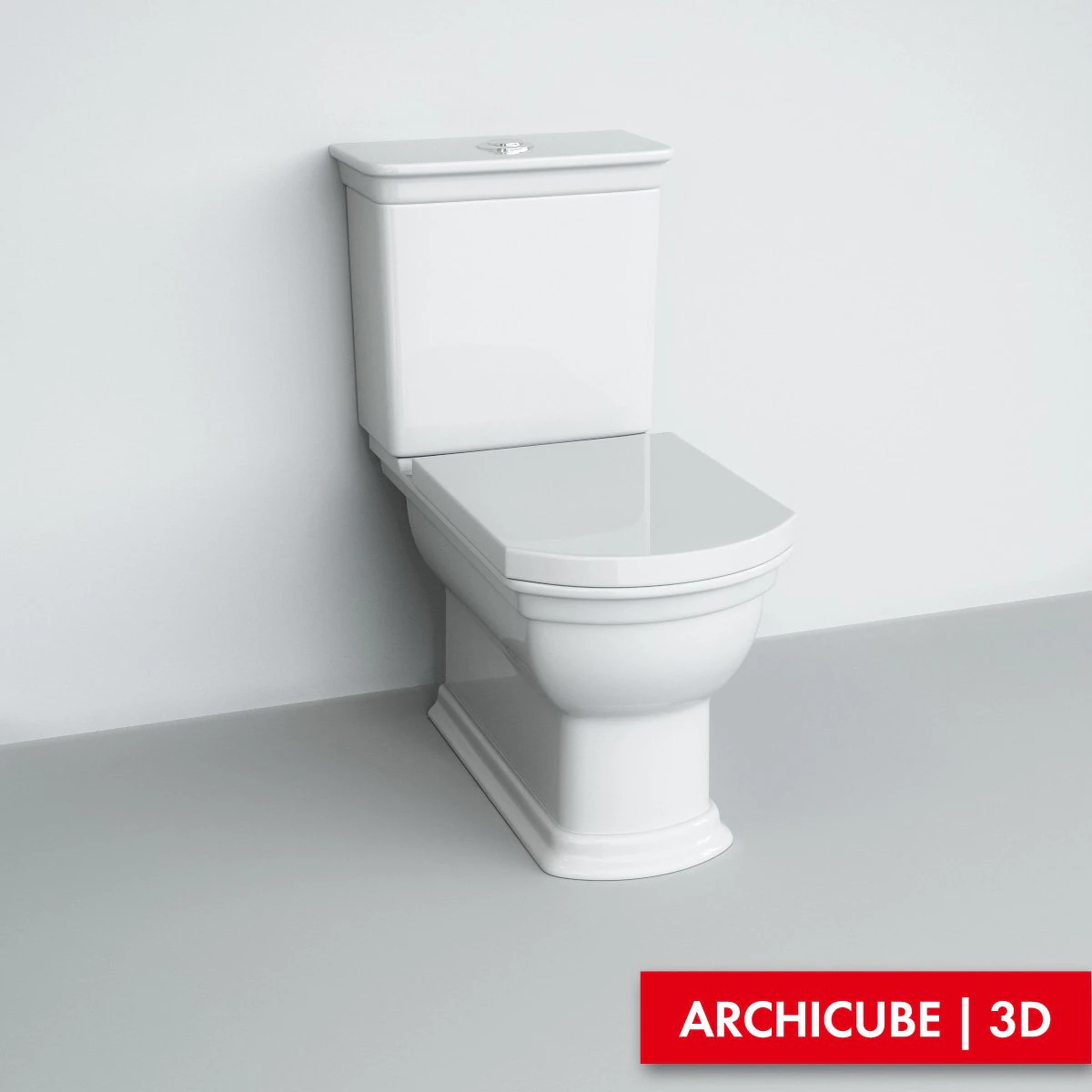 wc floorstanding 3D Model .c4d .max .obj .3ds .fbx .stl .blend 