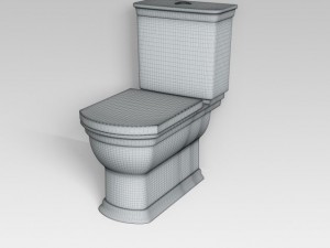 wc floorstanding 3D Model