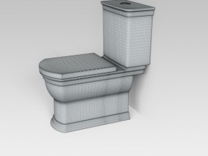 wc floorstanding 3D Model