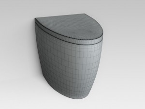 toilet 02 Model 3D