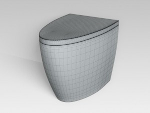 toilet 02 Model 3D
