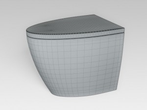 toilet 02 Model 3D