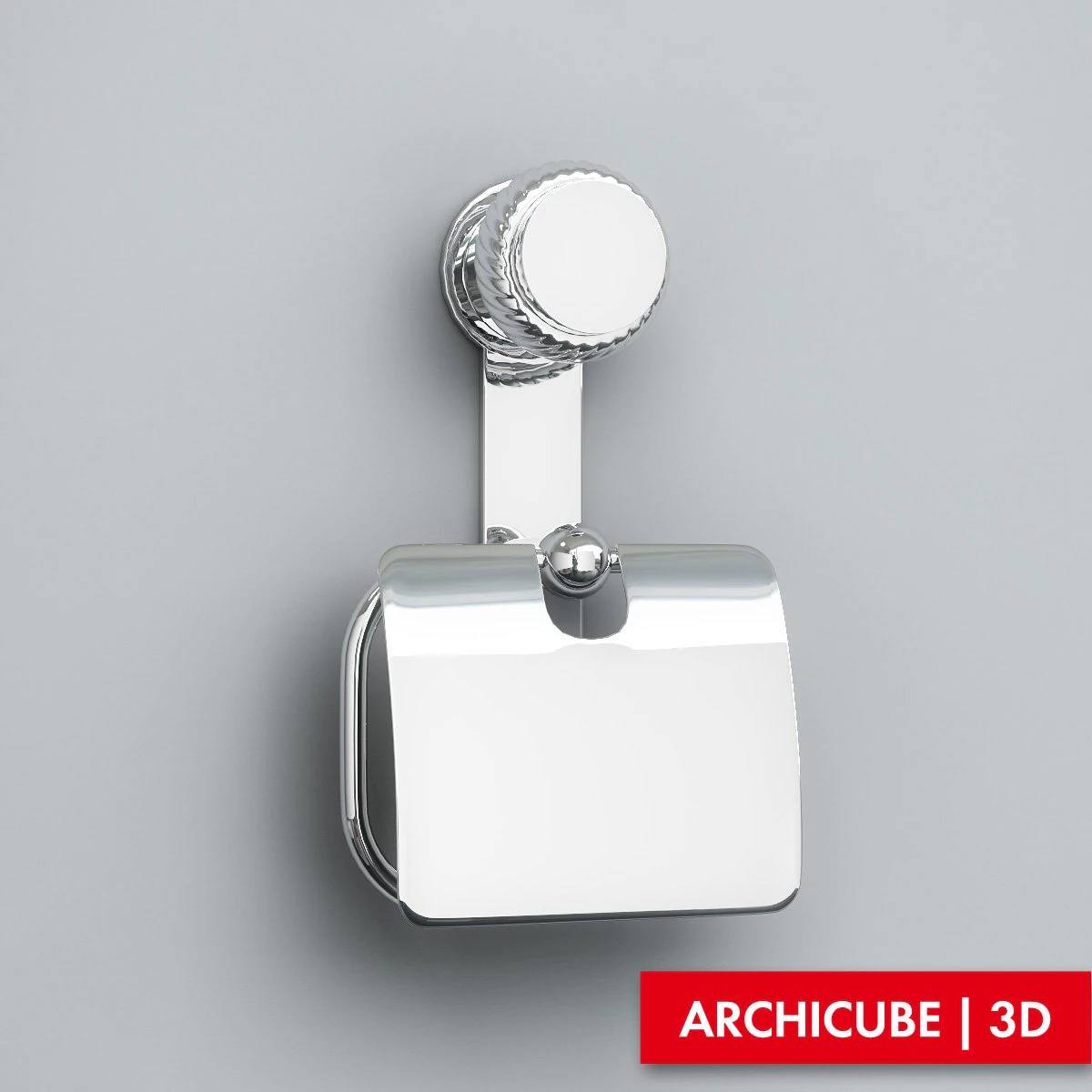 toliletpaper holder 3D Model .c4d .max .obj .3ds .fbx .stl .blend