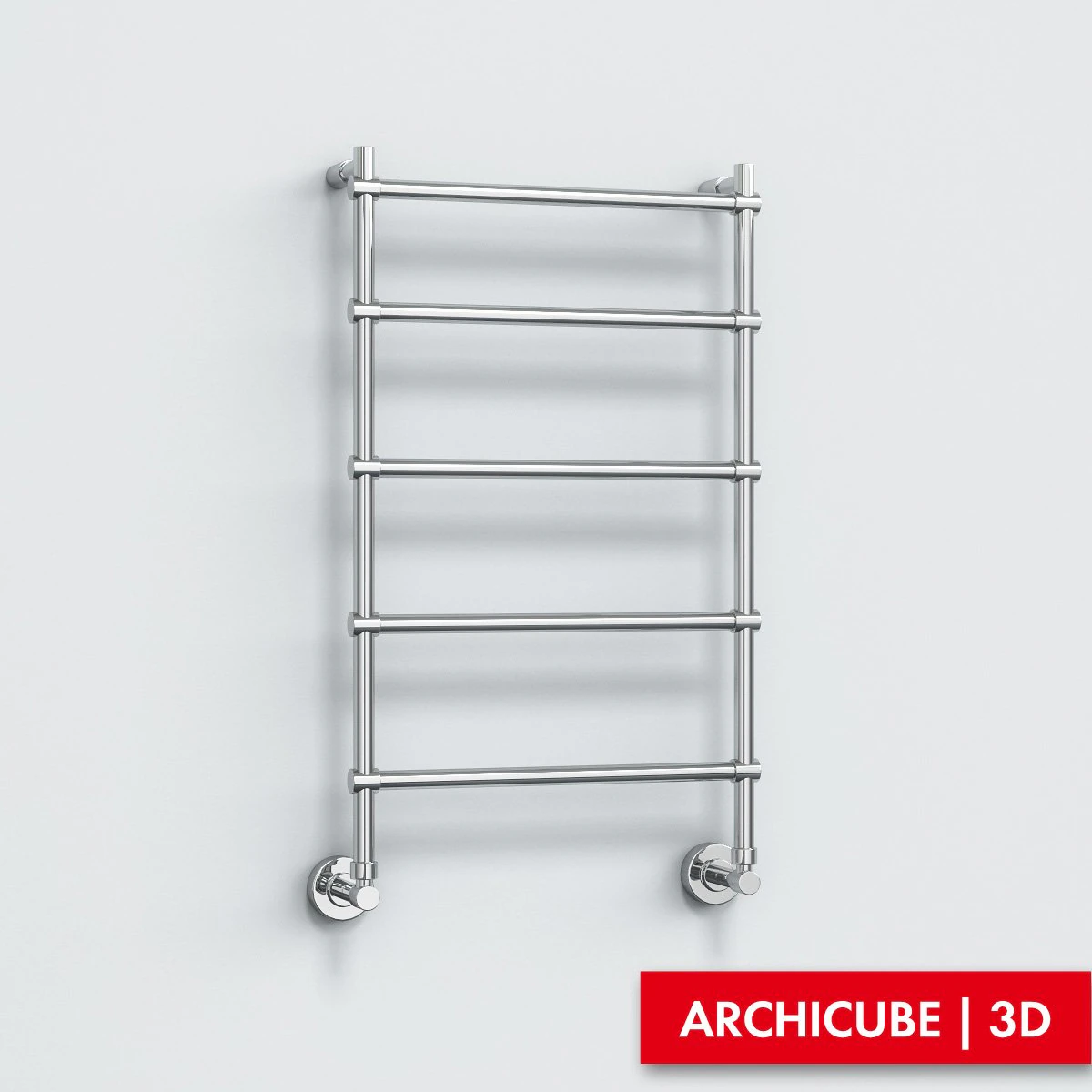 towel heater 02 3D Model .c4d .max .obj .3ds .fbx .stl .blend