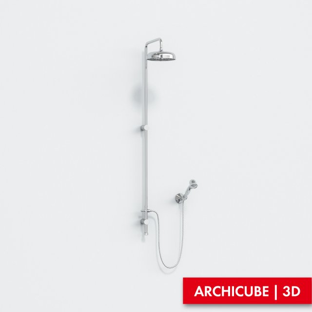 shower mixer 002 Modelo 3D .c4d .max .obj .3ds .fbx .stl .blend 