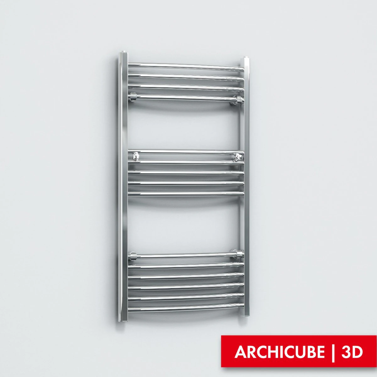 towel heater 03 3D Model .c4d .max .obj .3ds .fbx .stl .blend 