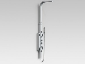 shower panel Modello 3D