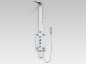shower panel Modello 3D