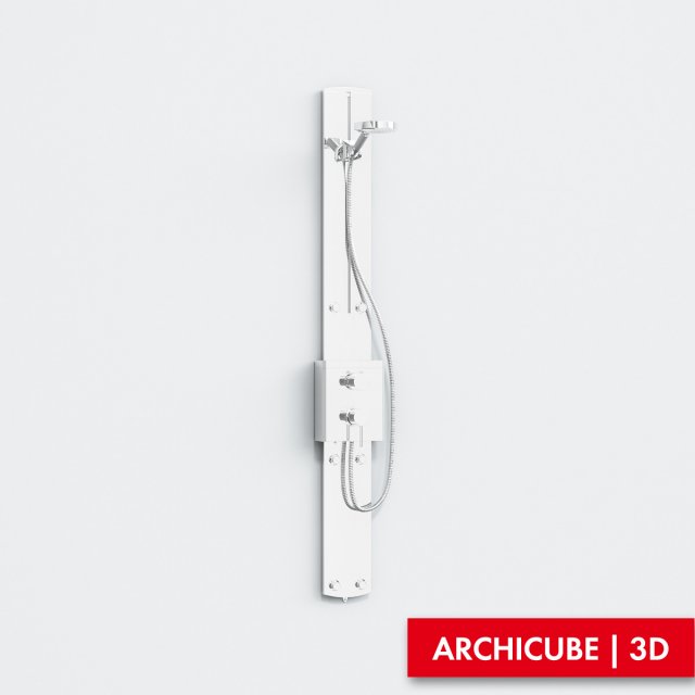 shower panel 03 Modelo 3D .c4d .max .obj .3ds .fbx .stl .blend 