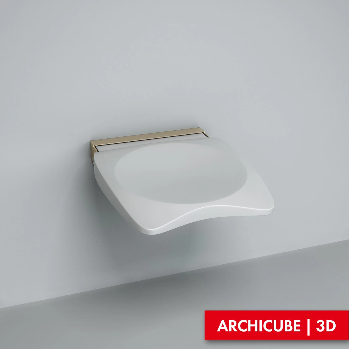 shower seat 3D Model .c4d .max .obj .3ds .fbx .stl .blend 