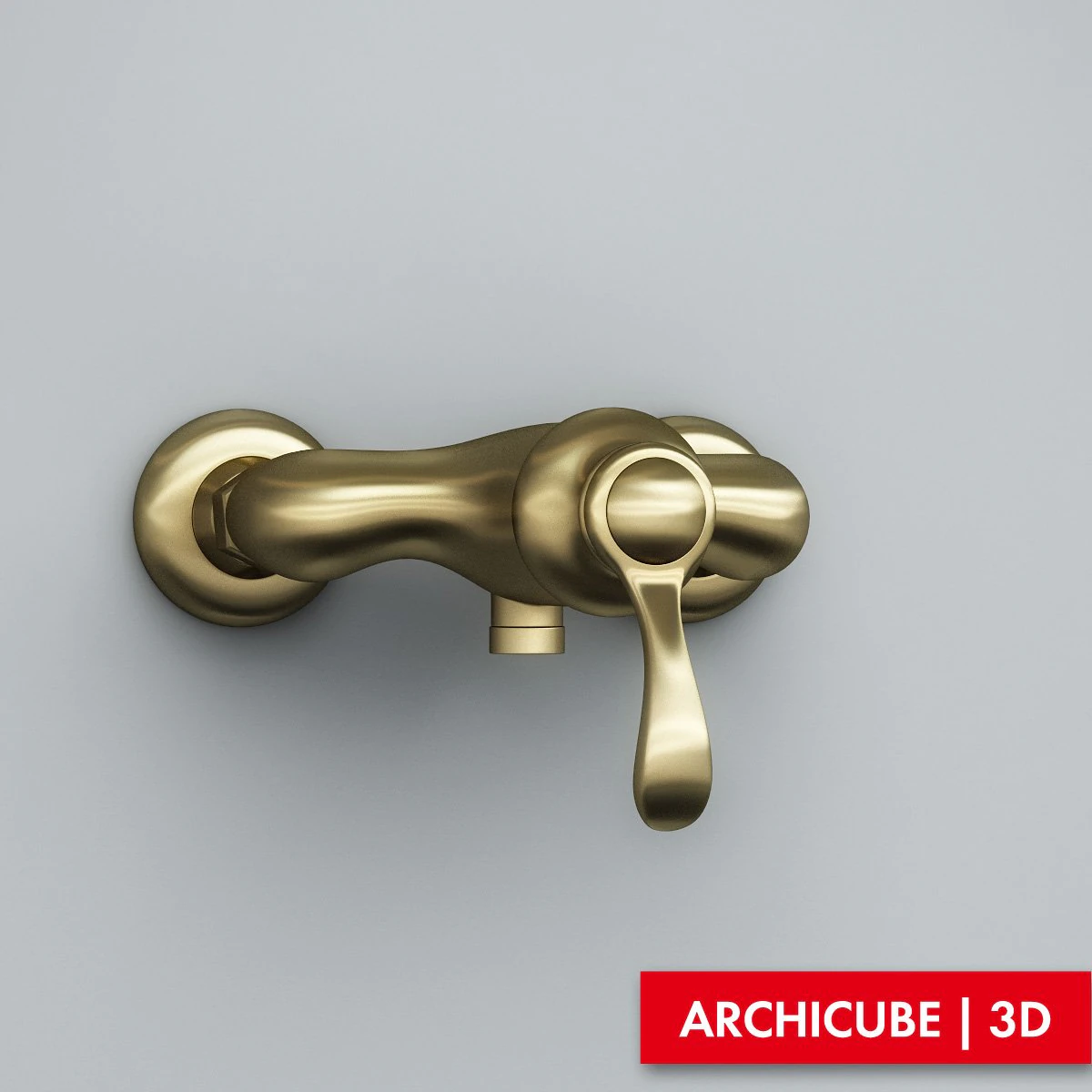 bath mixer 12 3D Model .c4d .max .obj .3ds .fbx .stl .blend 