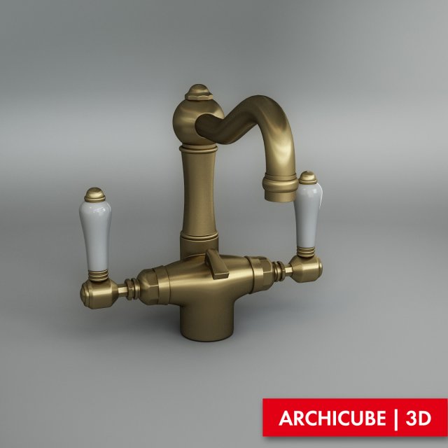 retro tap 3D 模型 .c4d .max .obj .3ds .fbx .stl .blend 