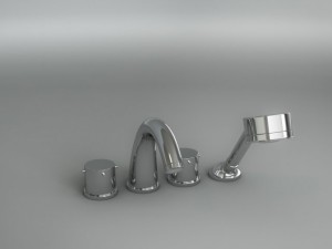 bath tap 02 Model 3D