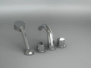 bath tap 02 3D Model
