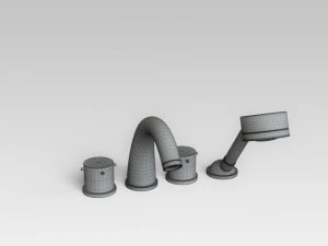 bath tap 02 3D Model