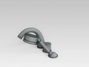 bath tap 02 3D Model