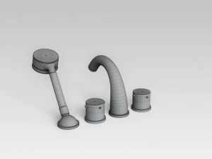bath tap 02 3D Model