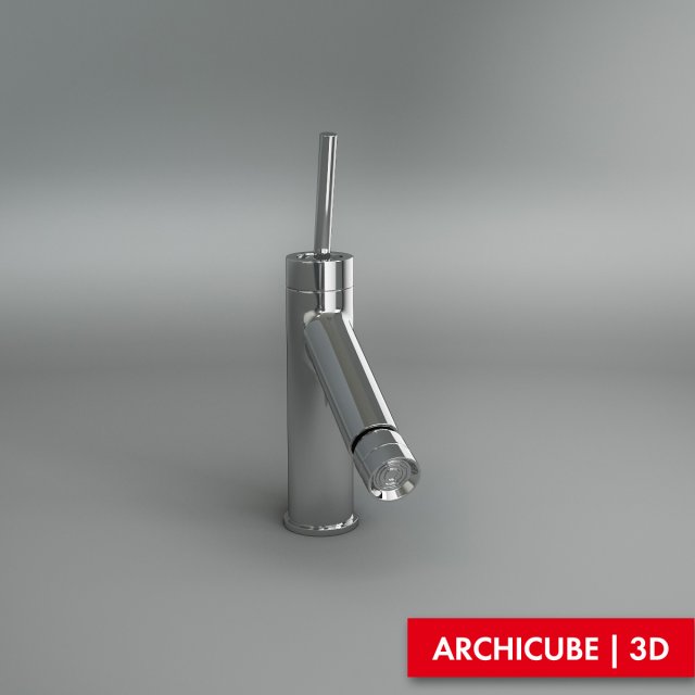 bidet tap uno 3D 모델 .c4d .max .obj .3ds .fbx .stl .blend 