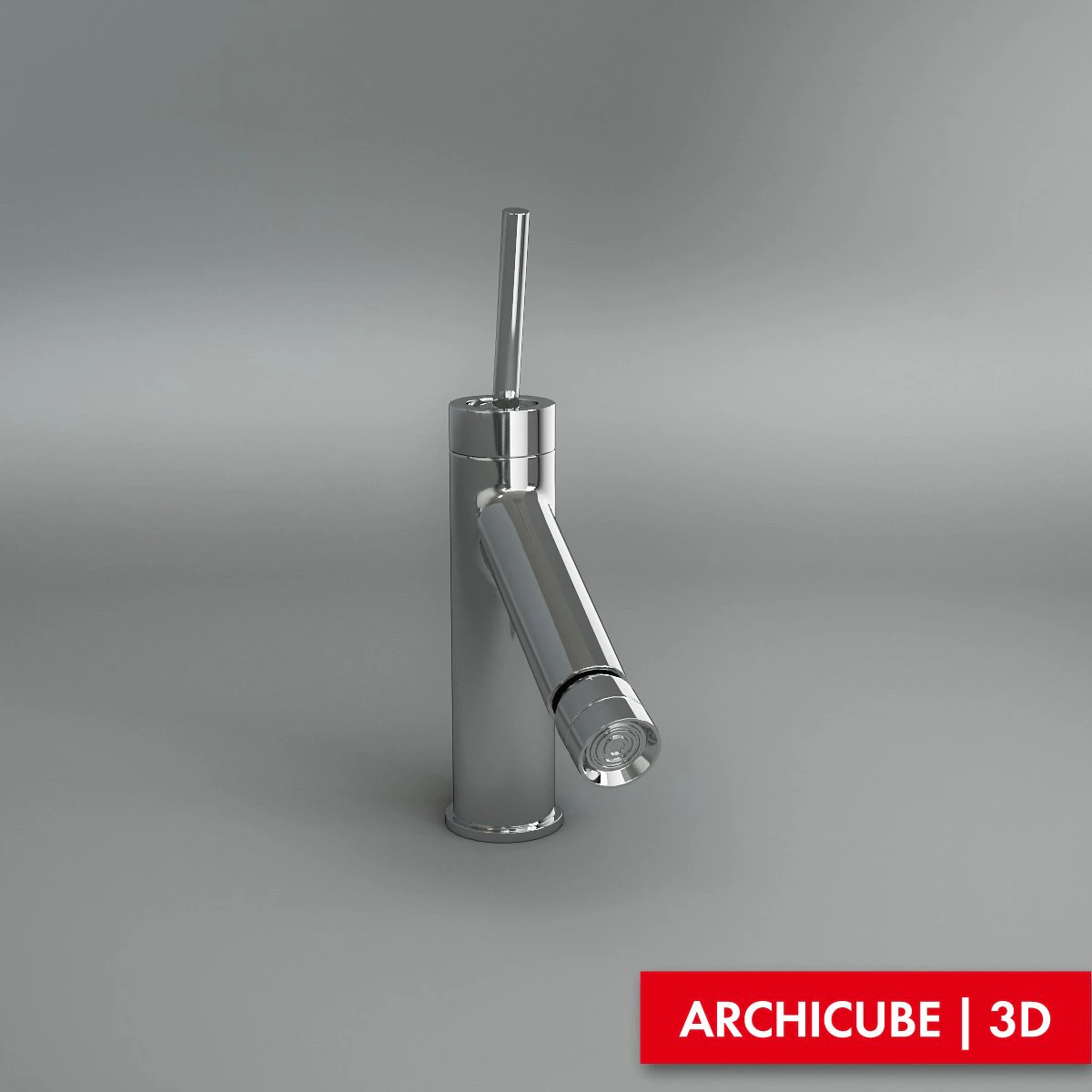 bidet tap uno 3D Model .c4d .max .obj .3ds .fbx .stl .blend