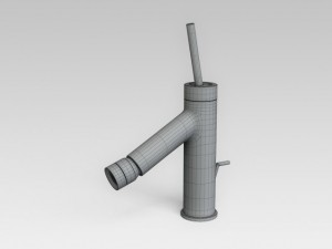 bidet tap uno 3D 모델
