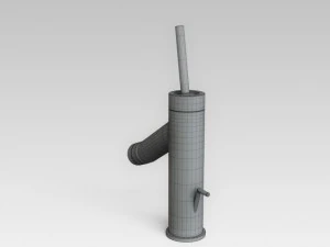 bidet tap uno 3D Model
