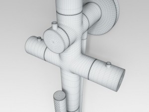 shower mixer 003 3D Модель