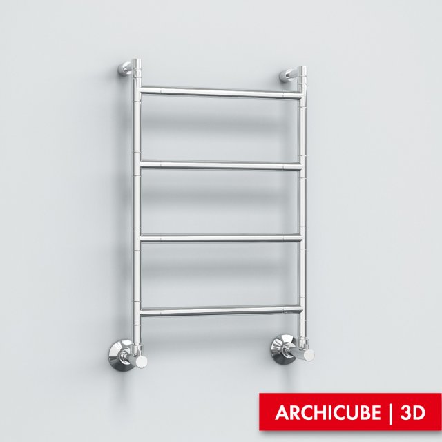 towel rail 02 3D Model .c4d .max .obj .3ds .fbx .stl .blend