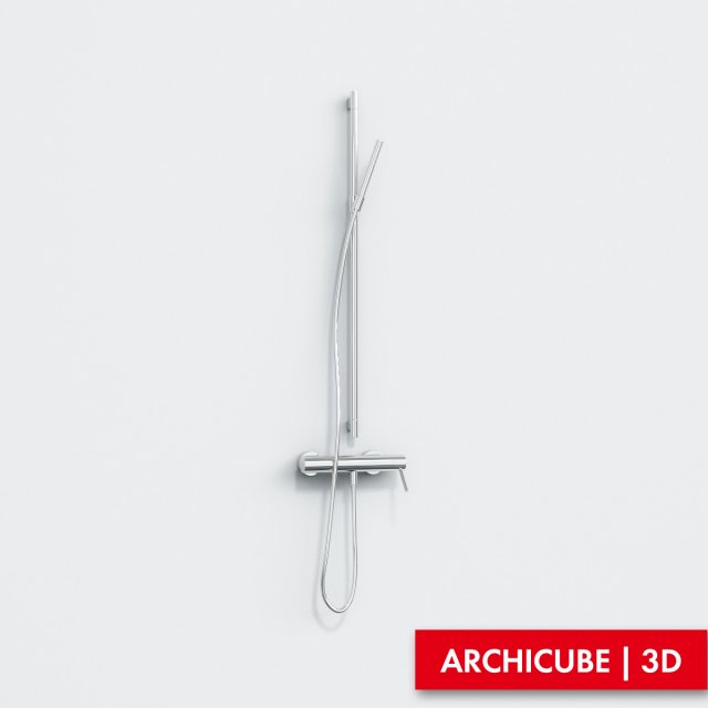 shower system 3D Model .c4d .max .obj .3ds .fbx .stl .blend 