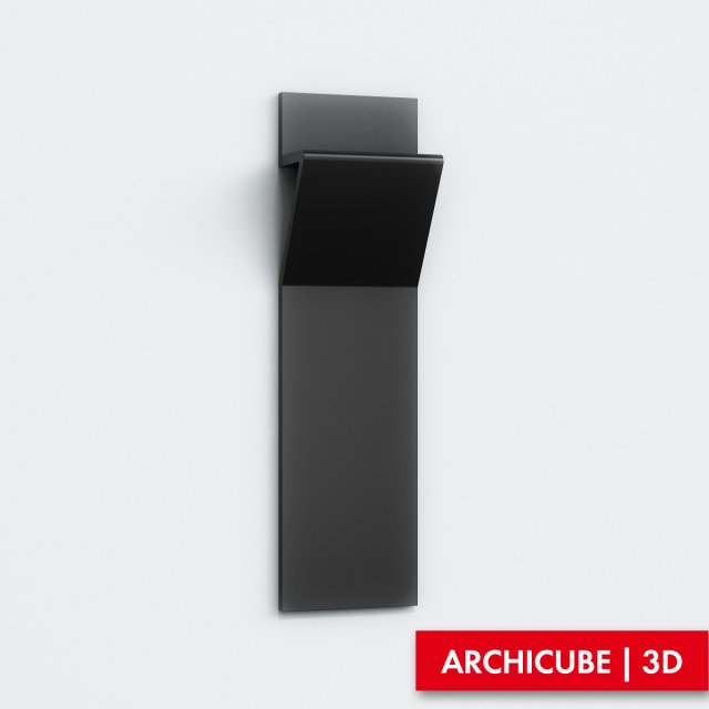 black towel heater 3D Модель .c4d .max .obj .3ds .fbx .stl .blend 