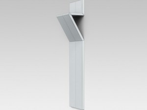 black towel heater 3D Модель