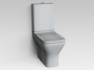 toilet floorstanding Model 3D