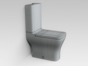 toilet floorstanding Model 3D
