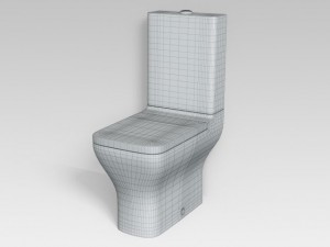 toilet floorstanding Model 3D