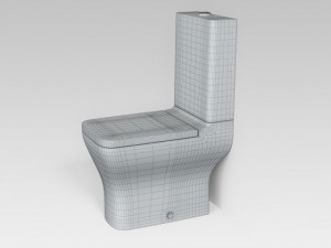 toilet floorstanding Model 3D