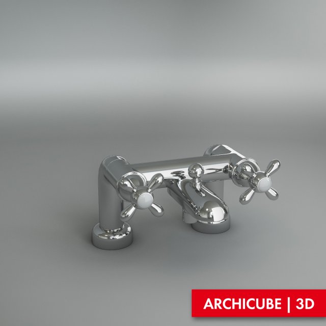 bath mixer 3D मॉडल .c4d .max .obj .3ds .fbx .stl .blend