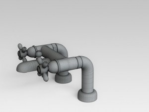 bath mixer 3D Модель