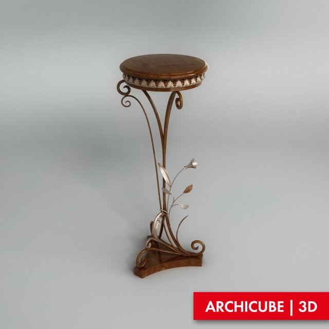 table stand 3D Model .c4d .max .obj .3ds .fbx .stl .blend 