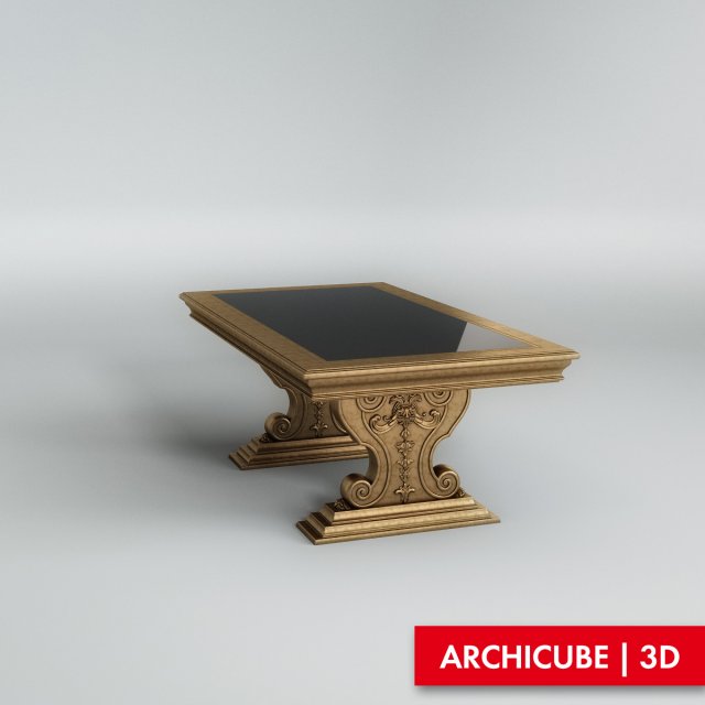 dining table 3Dモデル .c4d .max .obj .3ds .fbx .stl .blend