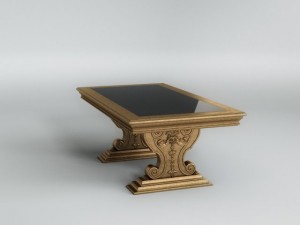 dining table Modèle 3D