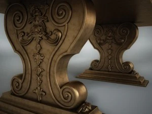 st&oacute;ł jadalny Model 3D