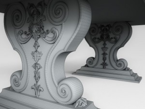 dining table 3Dモデル