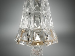 crystall table lamp Model 3D