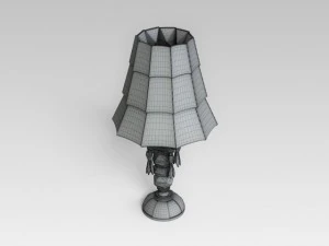 crystall table lamp 3D Model