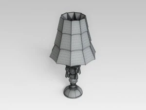 crystall table lamp 3D Model