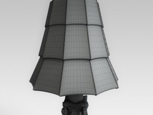 crystall table lamp Model 3D
